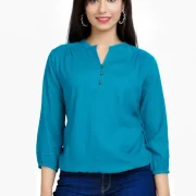 Casual Regular Sleeves Solid Women Multicolor Top