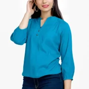 Casual Regular Sleeves Solid Women Multicolor Top