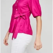 Casual Regular Sleeves Solid Women Multicolor Top