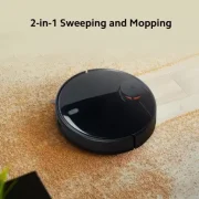 Mi Robot Vacuum-Mop P(STYTJ02YM) Robotic Floor Cleaner with 2 in 1 Mopping and vacuum(WiFi Connectivity, Google Assistant and Alexa)(Black)