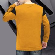 Men Printed Round Neck Cotton Blend Multi-Color T-Shirt