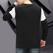 Men Printed Round Neck Cotton Blend Multi-Color T-Shirt