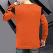 Men Printed Round Neck Cotton Blend Multi-Color T-Shirt