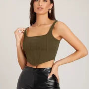 Casual Sleeveless Solid Women  Top