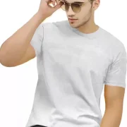 Men Solid Round Neck Cotton Blend Multi-Color T-Shirt