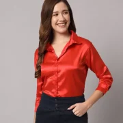 Women Regular Fit Solid Casual Shirt