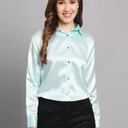 Women Regular Fit Solid Casual Shirt