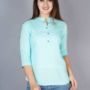 Casual Regular Sleeves Solid Women Multi-Color Top