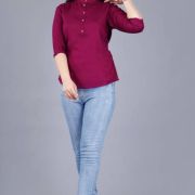 Casual Regular Sleeves Solid Women Multi-Color Top