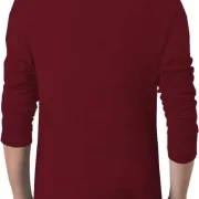 Men Solid Polo Neck Cotton With  Blend T-Shirt