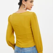 Casual Regular Sleeves Solid Women Top