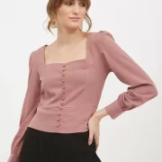 Casual Regular Sleeves Solid Women Top