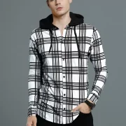 Men Slim Fit Checkered Casual Shirt