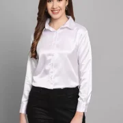 Women Regular Fit Solid Casual Shirt