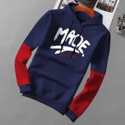 Men Full Sleeve Graphic Print Hooded Sweatshirt