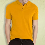 Men Solid Polo Neck Cotton Blend Mixed Color T-Shirt