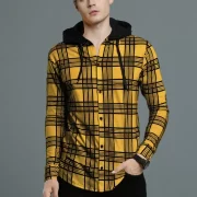 Men Slim Fit Checkered Casual Shirt