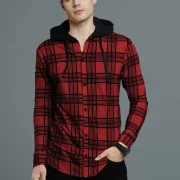 Men Slim Fit Checkered Casual Shirt