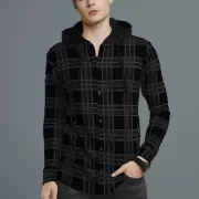 Men Slim Fit Checkered Casual Shirt