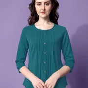 Casual Regular Sleeves Solid Women Top