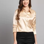 Women Regular Fit Solid Casual Shirt