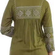 Casual Regular Sleeves Embroidered Women Top