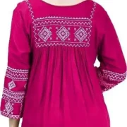 Casual Regular Sleeves Embroidered Women Top