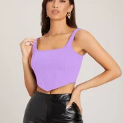 Casual Sleeveless Solid Women  Top