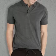 Men Solid Polo Neck Cotton Blend Mixed Color T-Shirt