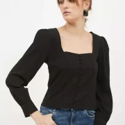 Casual Regular Sleeves Solid Women Top