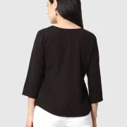 Casual Regular Sleeves Solid Women Top